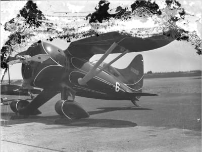 Hall Bulldog at Roosevelt Field NY, left front view, August 26, 1932